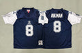 Youth Troy Aikman #8 Dallas Cowboys Navy Vintage Throwback Jersey