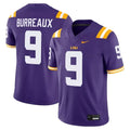 LSU Tigers Joe Burrow Burreaux #9  Purple Official NCAA Alumni Game Jersey