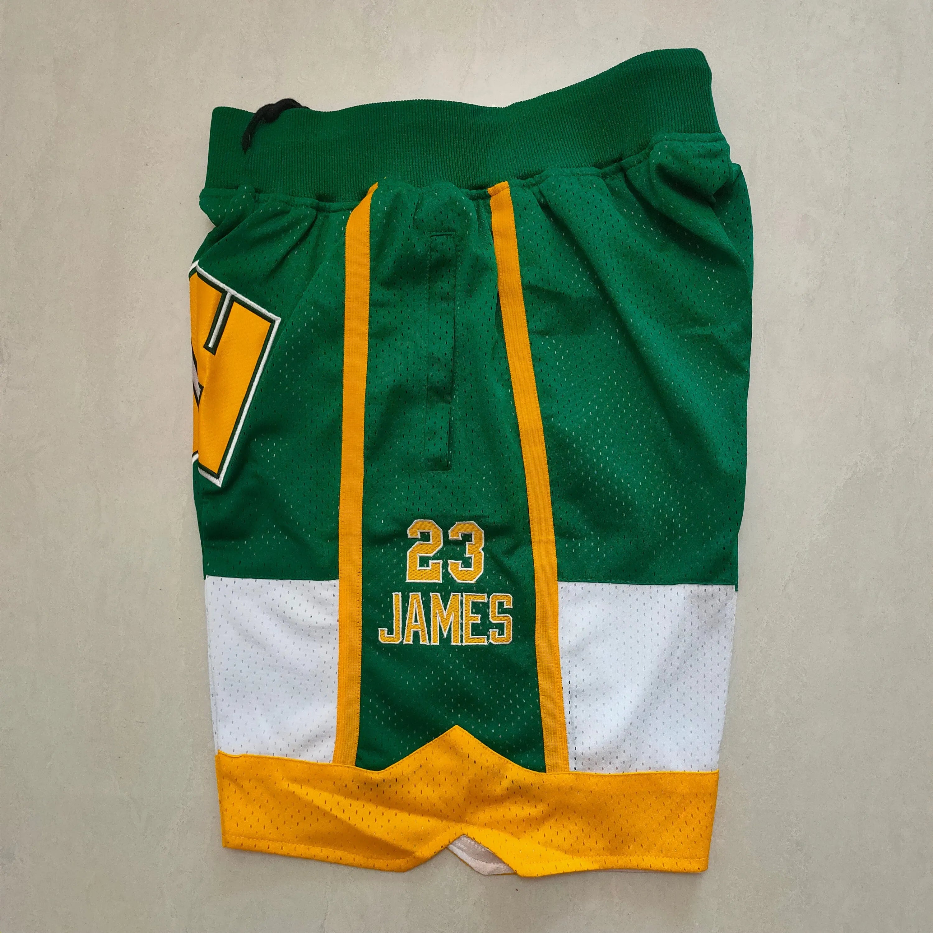 Los Angeles Lakers LeBron James High School Edition Green Pocket Pants
