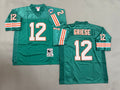 Mens Bob Griese#12 Miami Dolphins Vintage Throwback Jersey