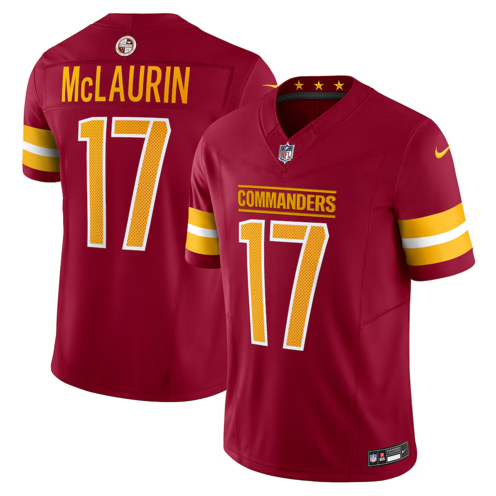 Terry McLaurin #17 Washington Commanders Vapor F.U.S.E. Limited Burgundy Jersey