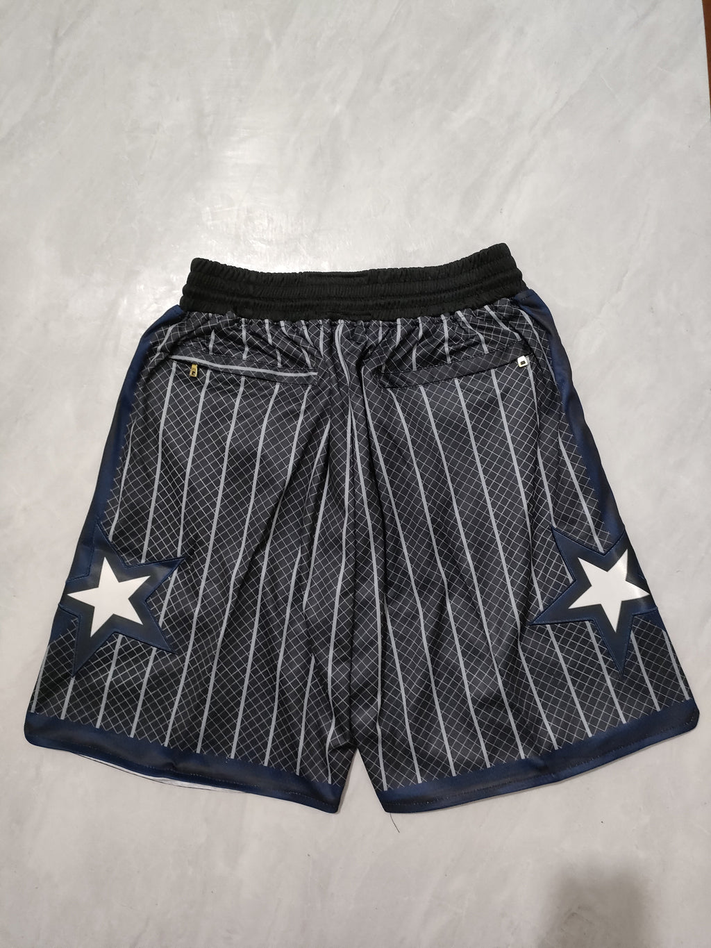 Orlando Magic 2023 Black Striped Pocket Shorts