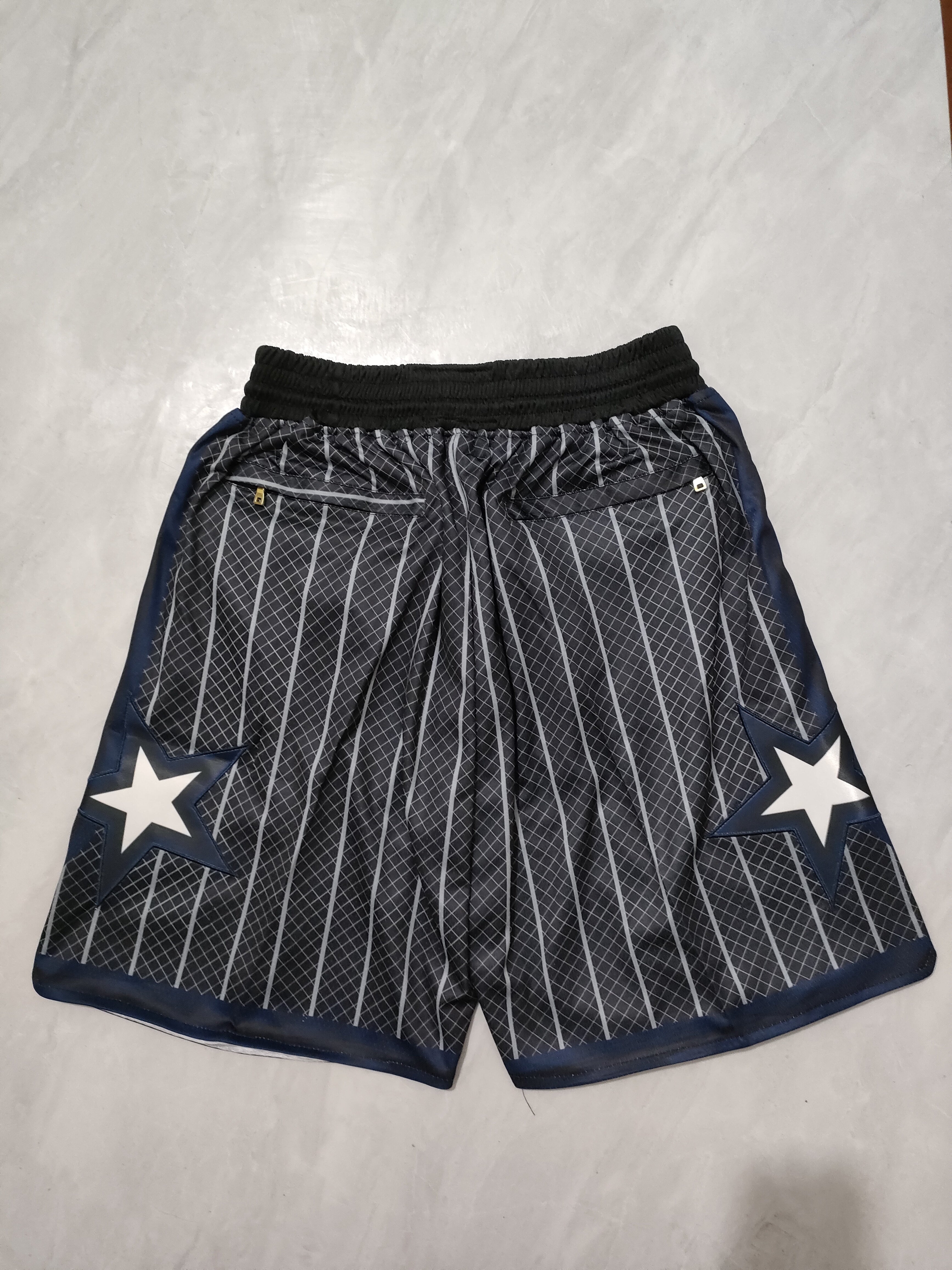 Orlando Magic 2023 Black Striped Pocket Shorts