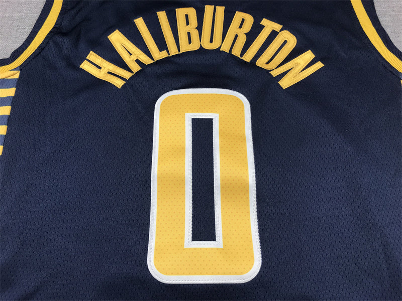 Indiana Pacers Tyrese Haliburton #0 City Edition Swingman Jersey - Embroidered