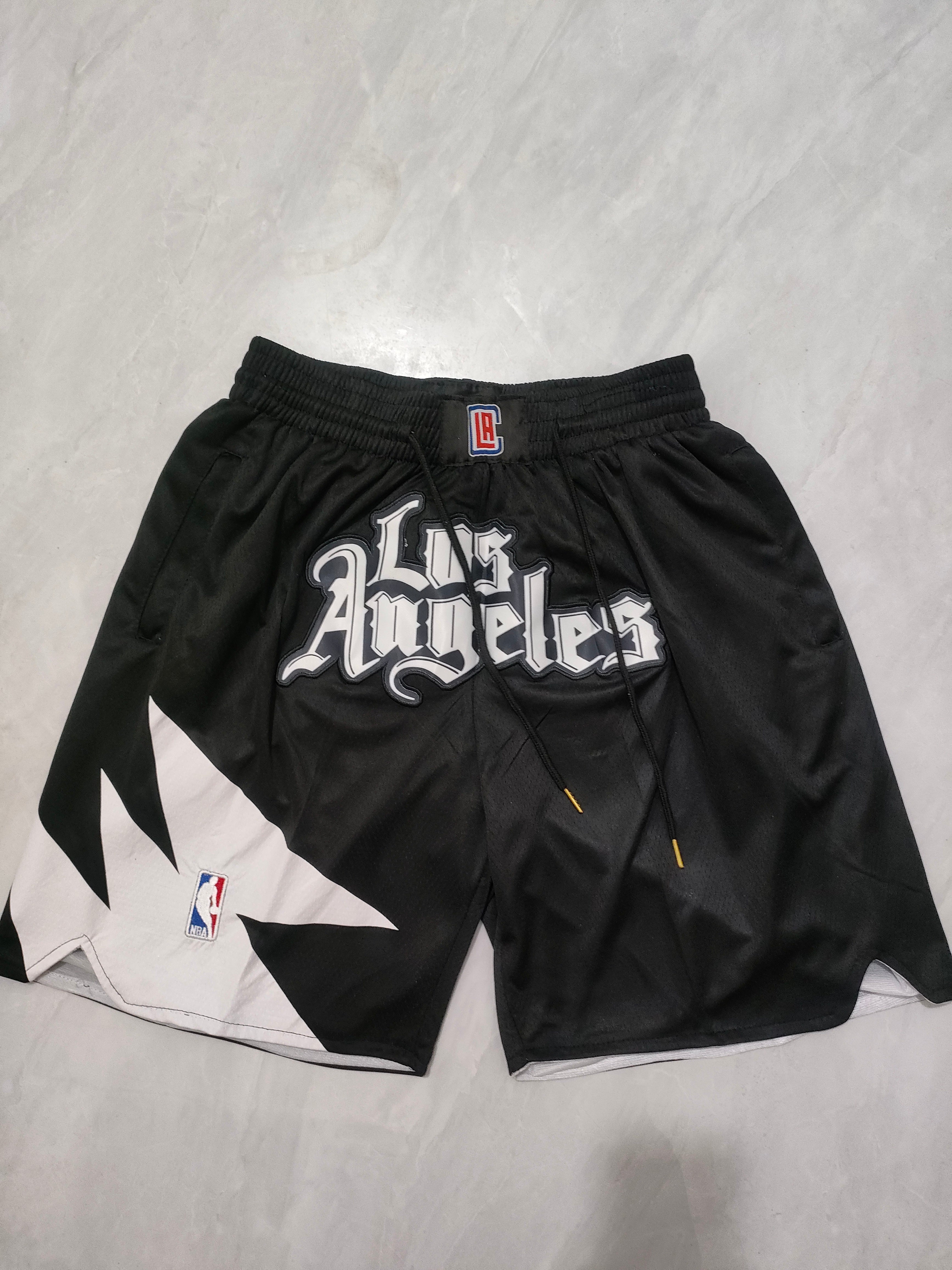 Los Angeles Clippers Black Statement Edition Pocket Shorts