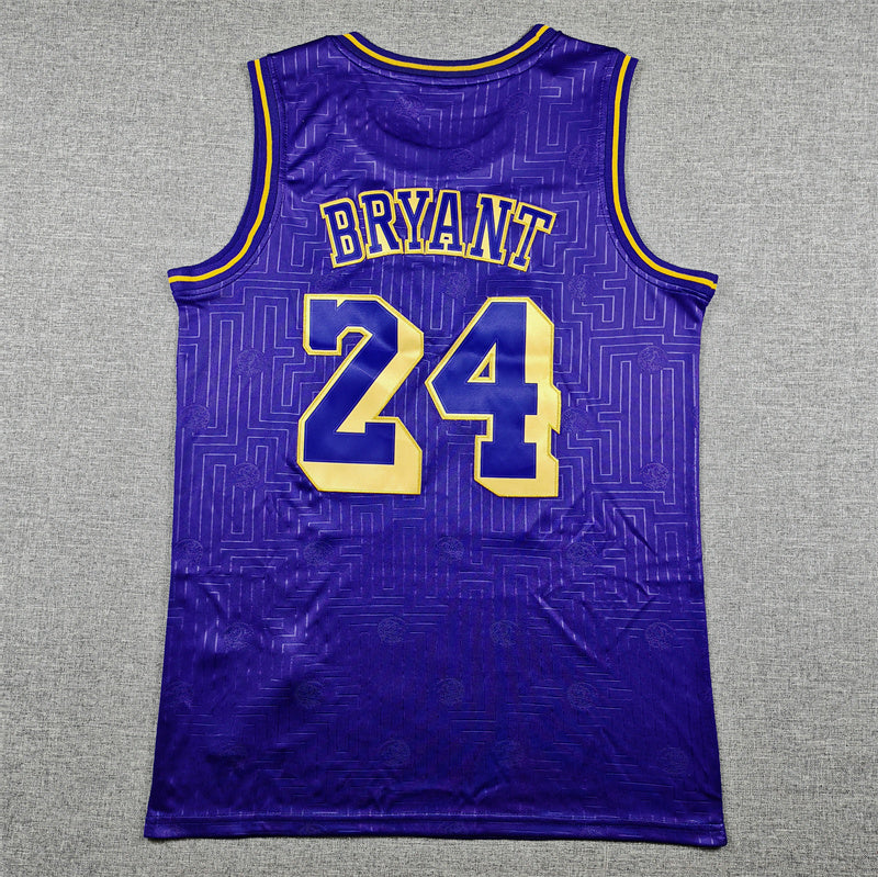 Kobe Bryant #24 Los Angeles Lakers 1996-97 Throwback Embroidered Jersey