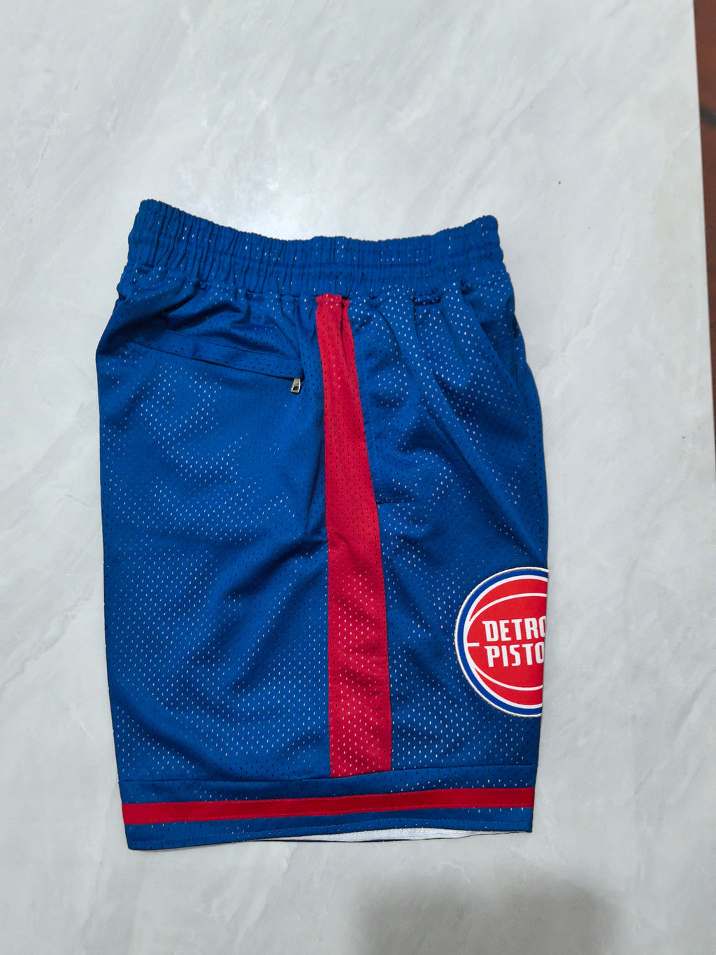 Detroit Pistons Blue Pocket Shorts