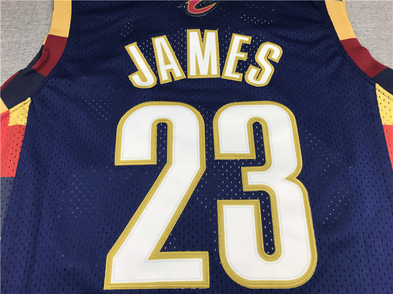 Cleveland Cavaliers LeBron James #23 Throwback - Embroidered Jersey
