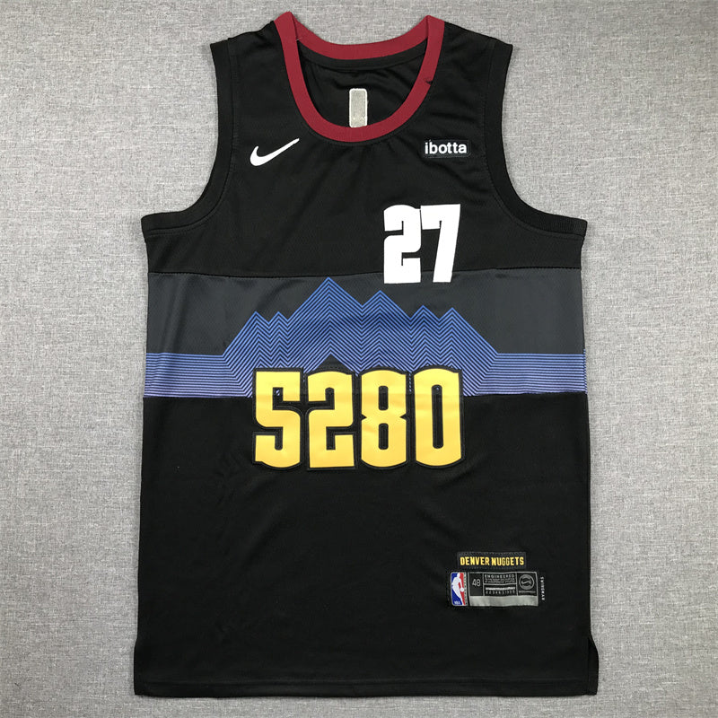 Denver Nuggets Jamal Murray #27 2024 City Edition — Embroidered Jersey