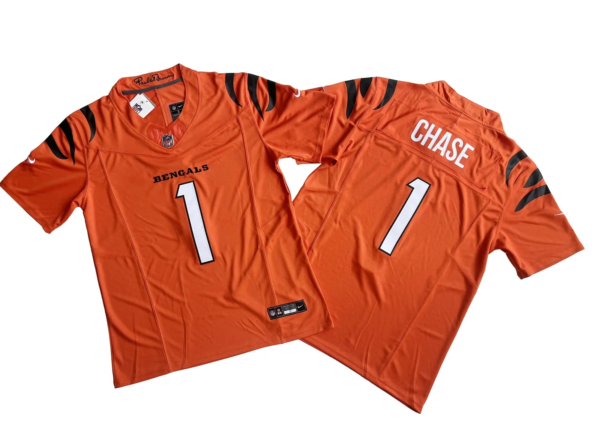 Cincinnati Bengals 1# Ja'Marr Chase Nike Vapor F.U.S.E. Limited Jersey