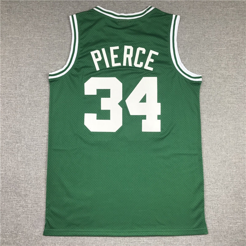 Boston Celtics Paul Pierce #34 2007-08 Throwback Jersey — Embroidered