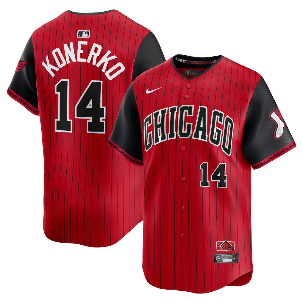 Paul Konerko Chicago White Sox 2025 City Connect Retired Player Jersey - Red/Black