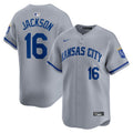 Bo Jackson Kansas City Royals Road Jersey - Gray