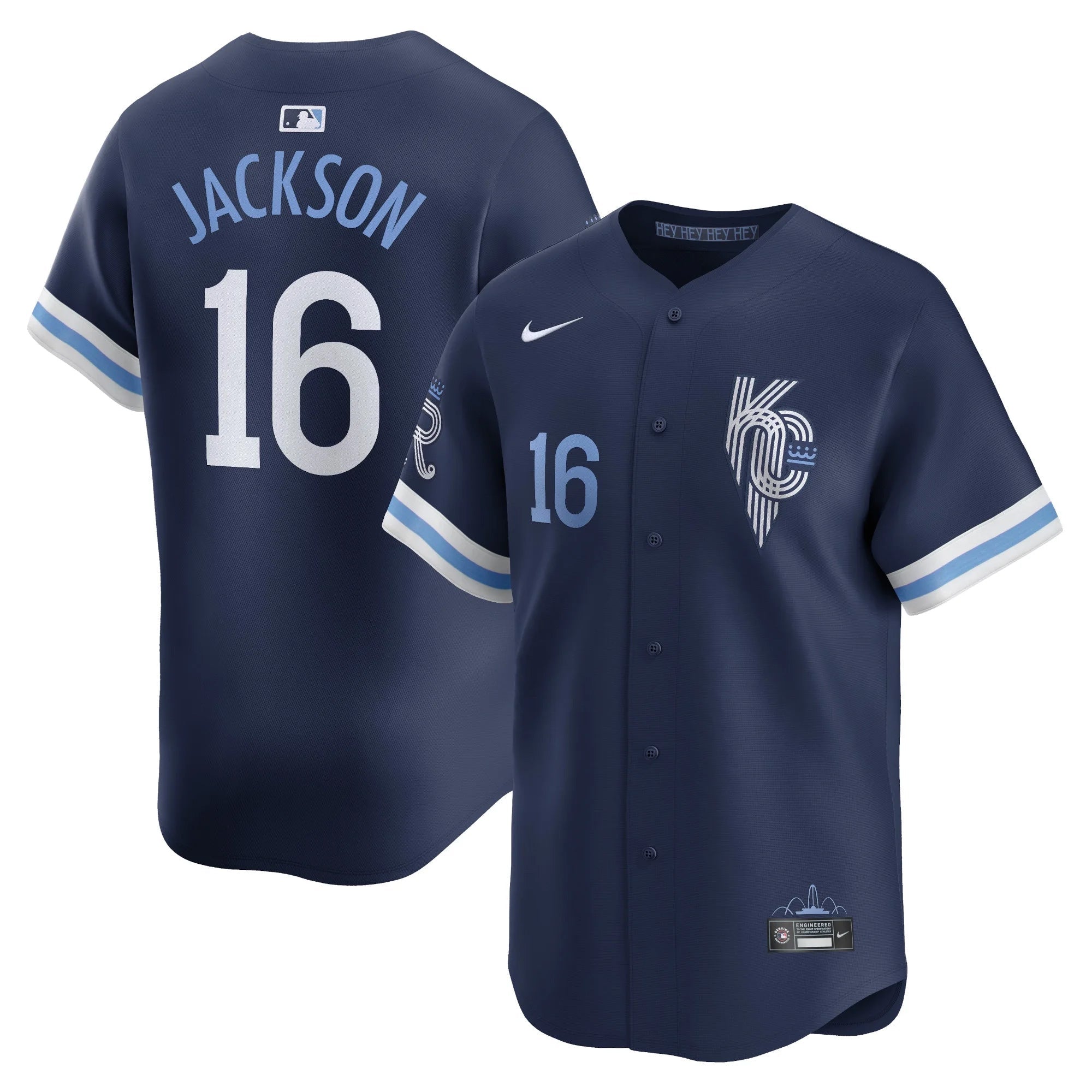 Bo Jackson Kansas City Royals City Connect Jersey - Navy