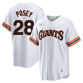 Buster Posey San Francisco Giants Cooperstown Collection Jersey - White