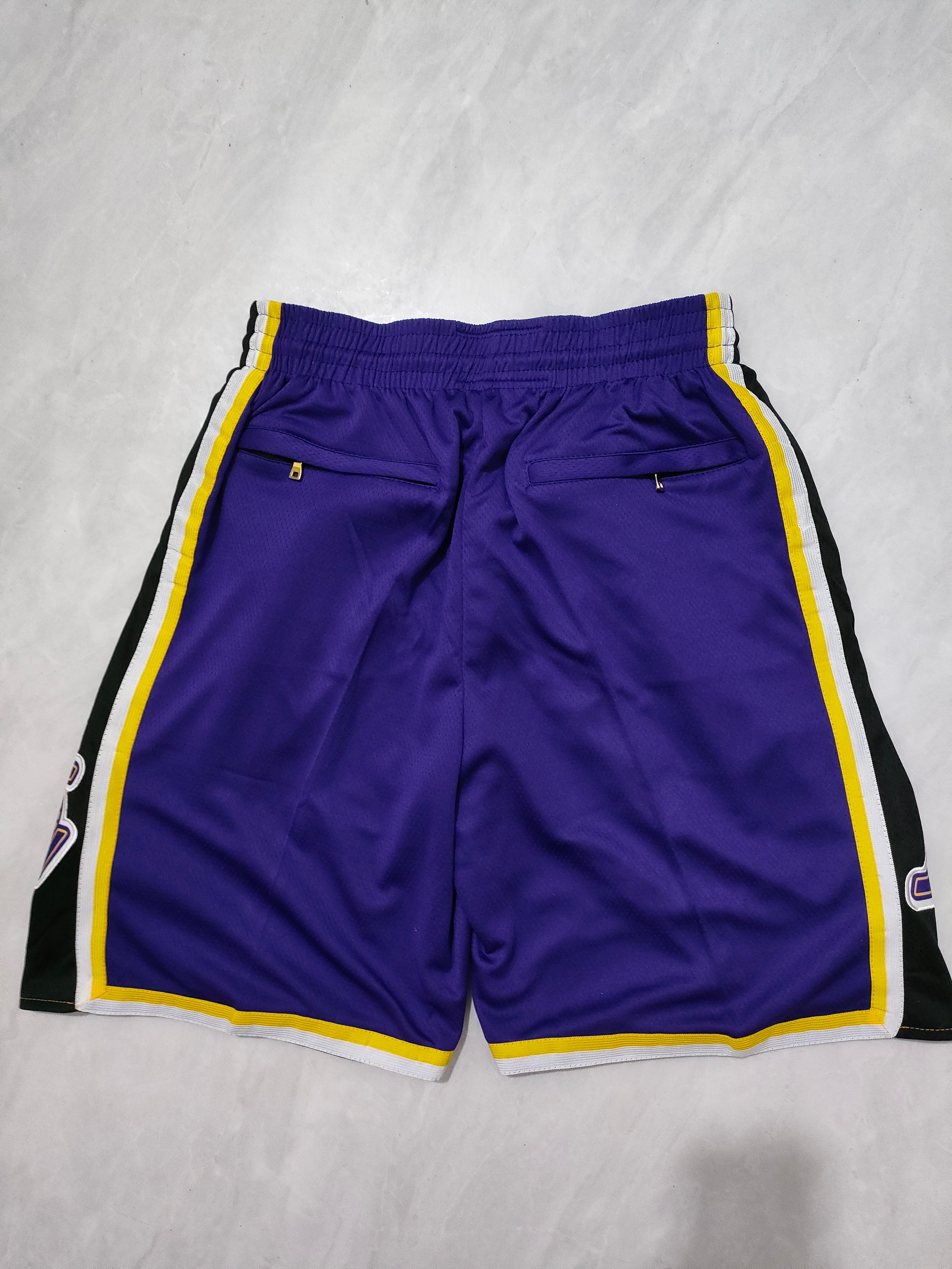 Los Angeles Lakers Purple Regular Pocket Shorts