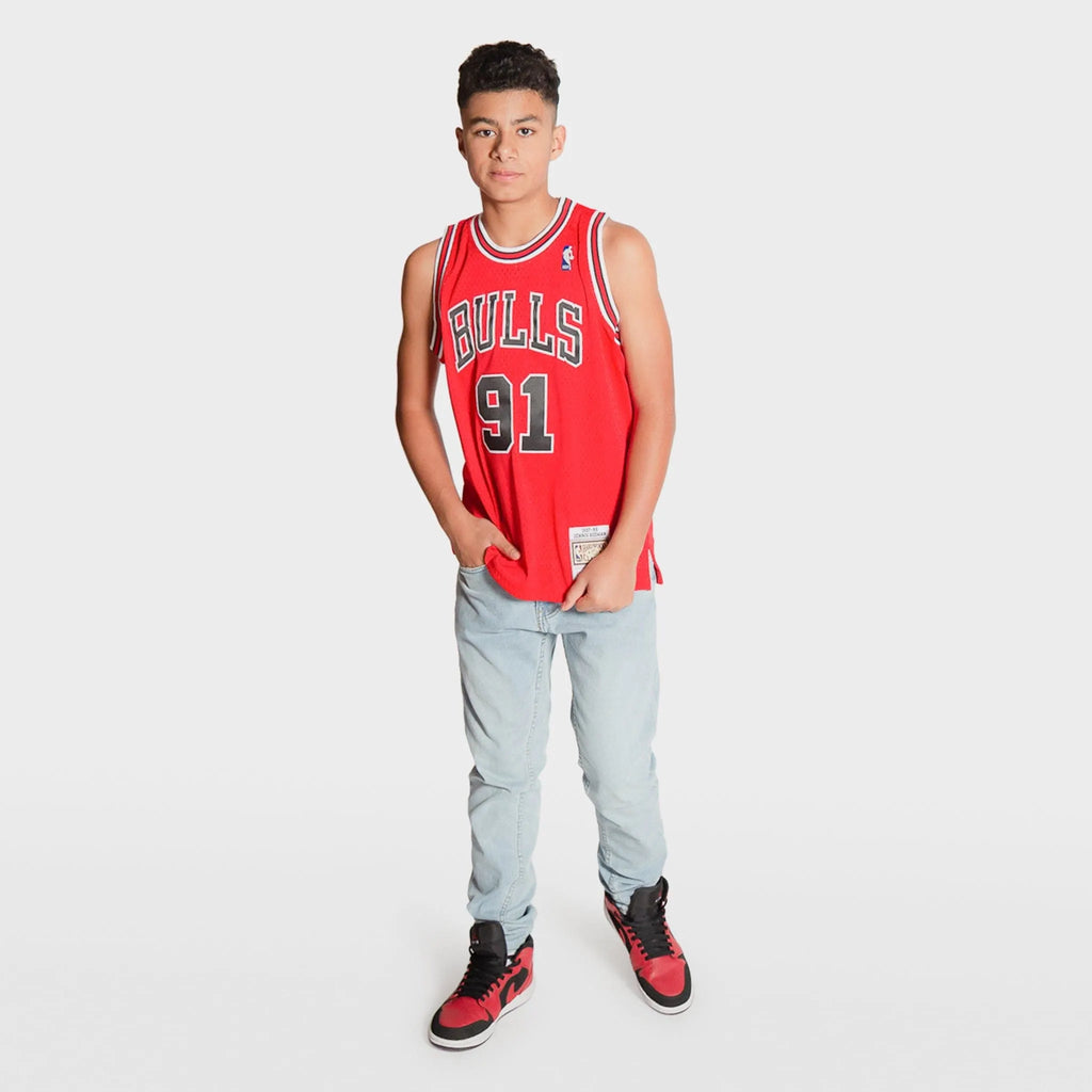 Dennis Rodman Chicago Bulls HWC Youth NBA Swingman Jersey