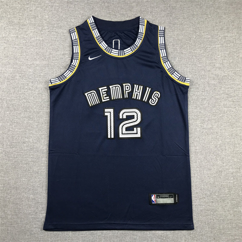 Youth Ja Morant Memphis Grizzlies #12 City Edition Embroidered Jersey