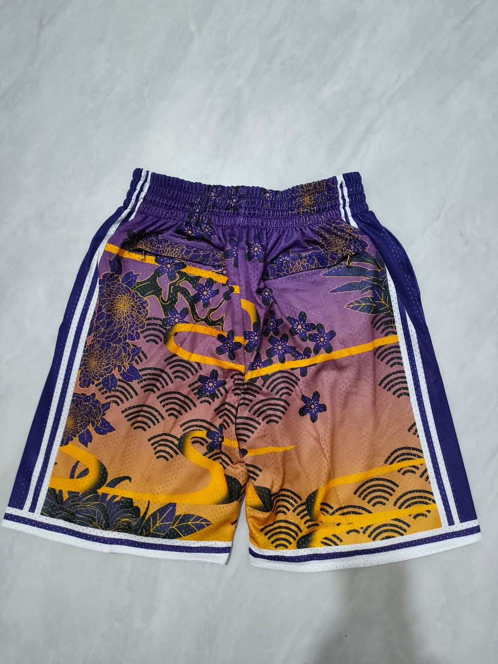 Los Angeles Lakers Purple Rabbit Year Limited Edition Pocket Shorts