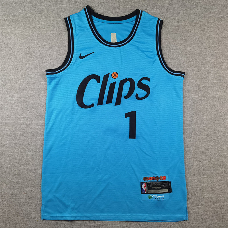 LA Clippers James Harden #1 2025 City Edition Swingman Jersey - Embroidere