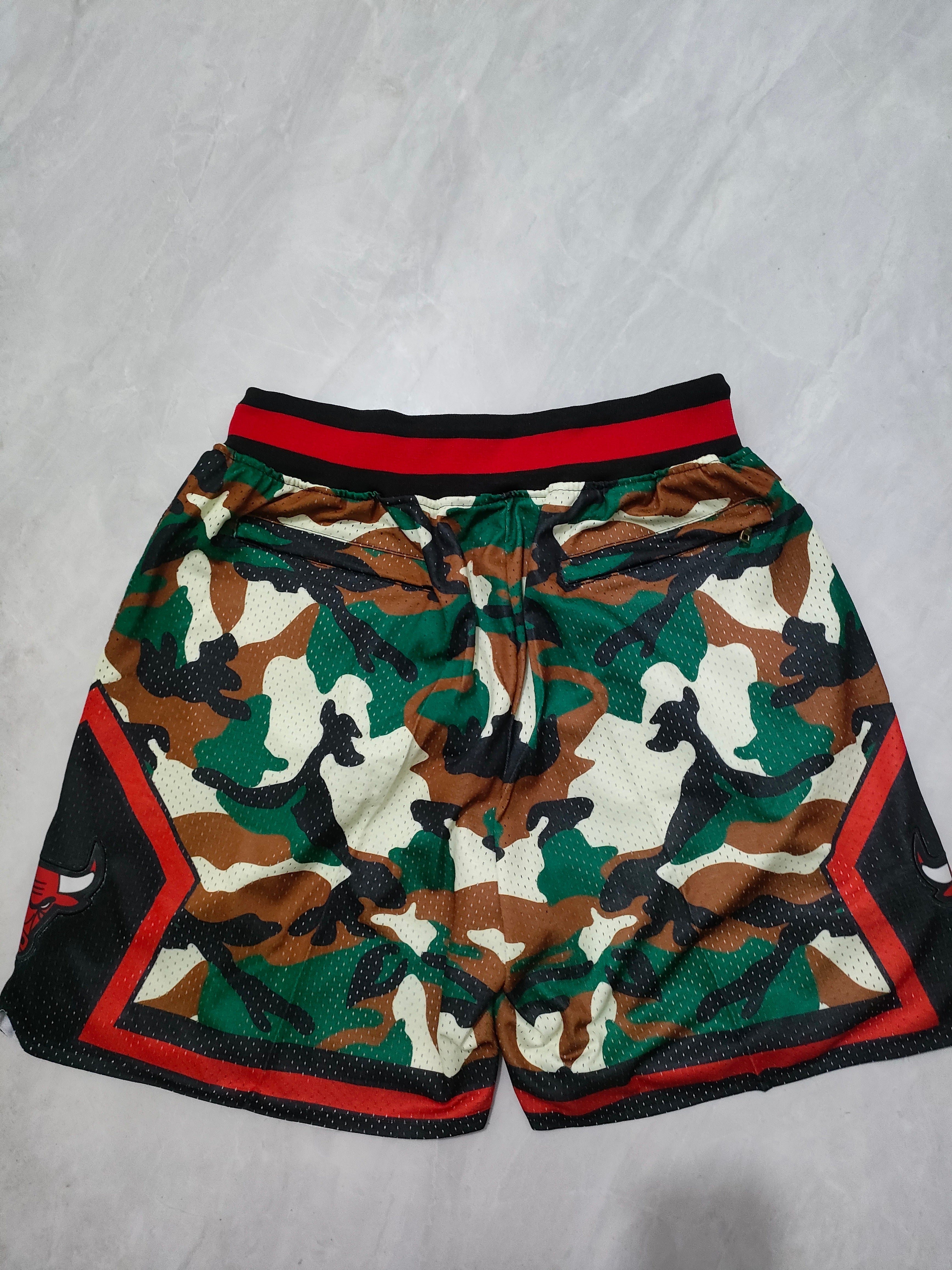 Chicago Bulls Camouflage Pocket Shorts