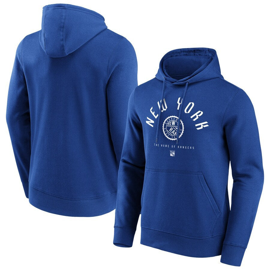 Men's New York Rangers College Stamp Hoodie