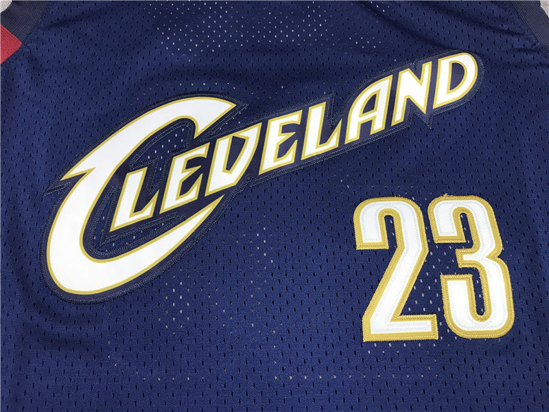 Cleveland Cavaliers LeBron James #23 Throwback - Embroidered Jersey