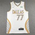 Dallas Mavericks Luka Doncic #77 City Edition Swingman Jersey — Embroidered