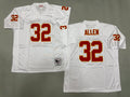 Mens Marcus Allen#32 white Kansas City Chiefs Vintage Throwback Jersey