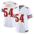 Fred Warner #54 San Francisco 49ers White 2025 Rivalries Collection Game Limited Jersey
