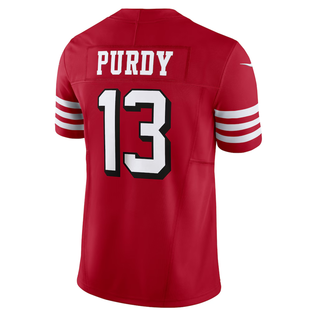 Brock Purdy #13 San Francisco 49ers Vapor Limited Red Jersey