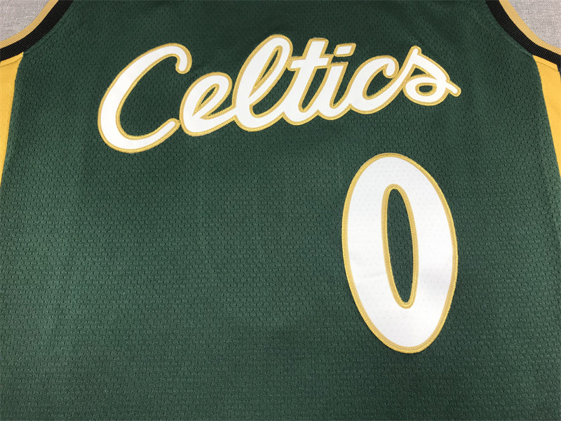 Boston Celtics Jaylen Brown #7 2023City Edition Swingman Jersey - Embroidered