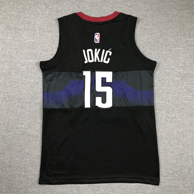 Youth Nikola Jokić Denver Nuggets #15 City Edition Embroidered  Jersey