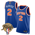 Miles McBride #2 New York Knicks 2026 Finals Swingman Blue Jersey - All Stitched