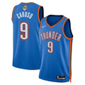 Unisex Oklahoma City Thunder Alex Caruso Nike Blue 2025 NBA Finals Swingman Jersey - Icon Edition