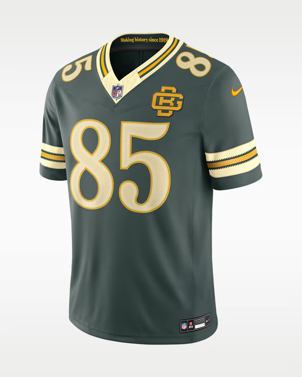 Men's Tucker Kraft #85 Green Bay Packers Rivalries Collection Limited Jersey
