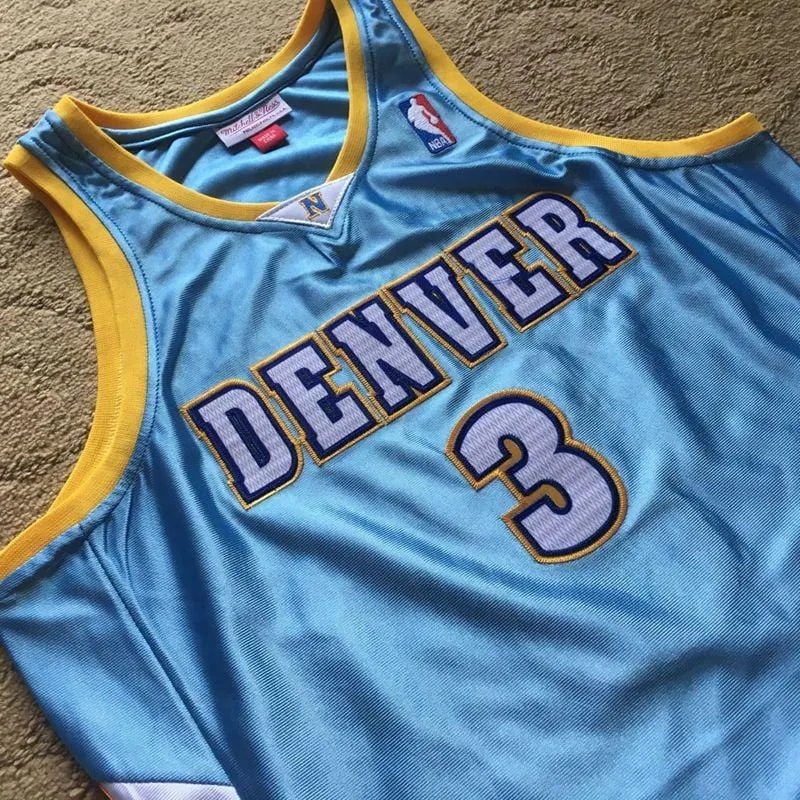 Allen Iverson Denver Nuggets Throwback Jersey