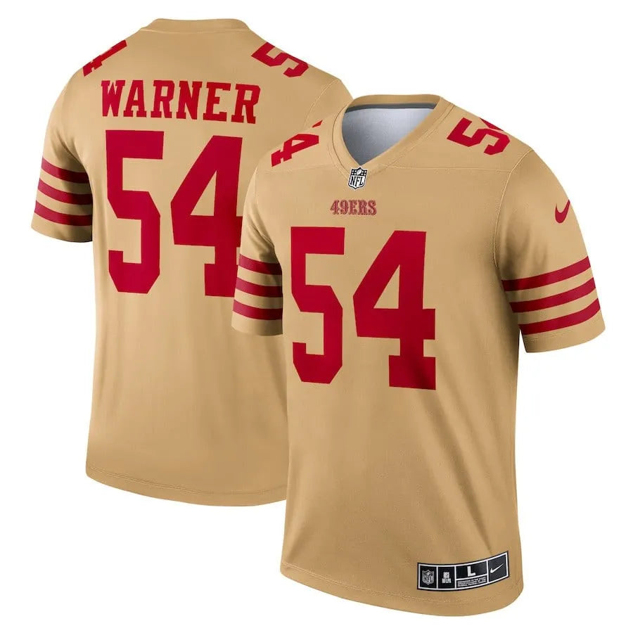Fred Warner 54 San Francisco 49ers Inverted Legend Jersey - Gold