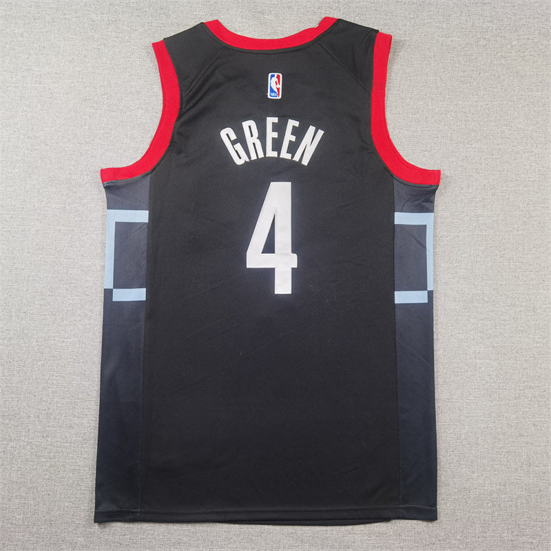 Houston Rockets Jalen Green #4 City Edition Swingman Jersey - Embroidered