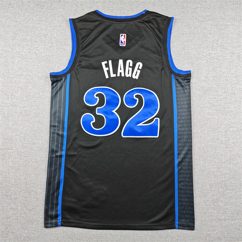 Dallas Mavericks Cooper Flagg #32 2024 City Edition Swingman Jersey — Embroidered