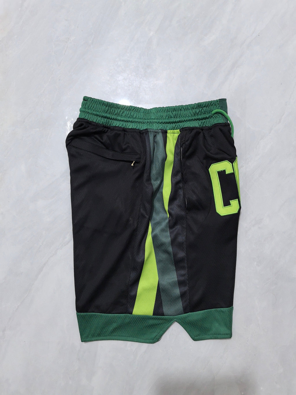 Boston Celtics 2025 Black City Edition Pocket Shorts