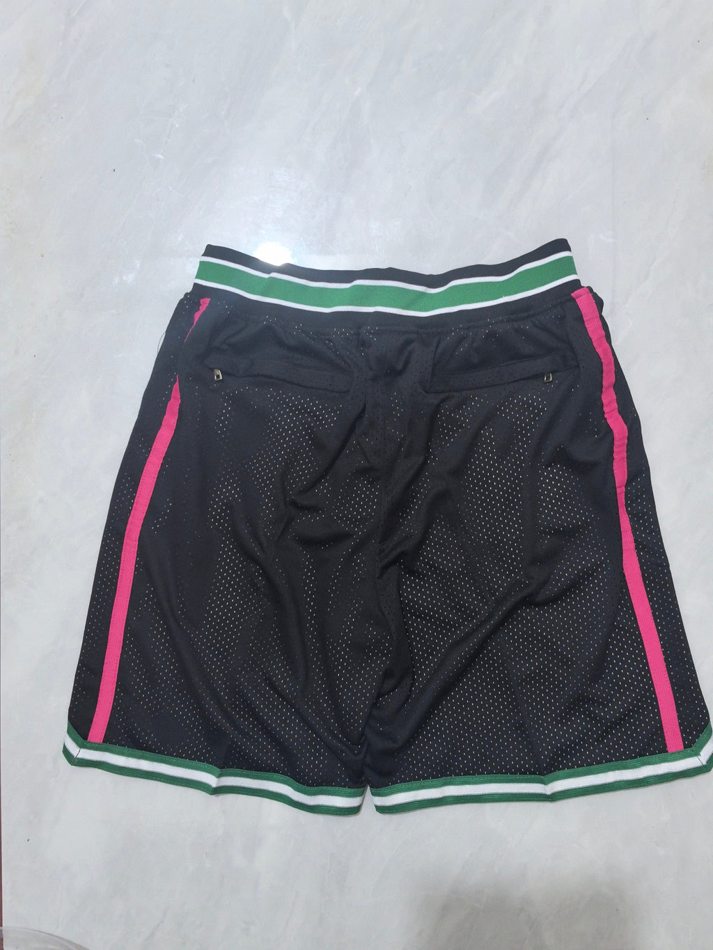 Movie Version Black Pocket Shorts