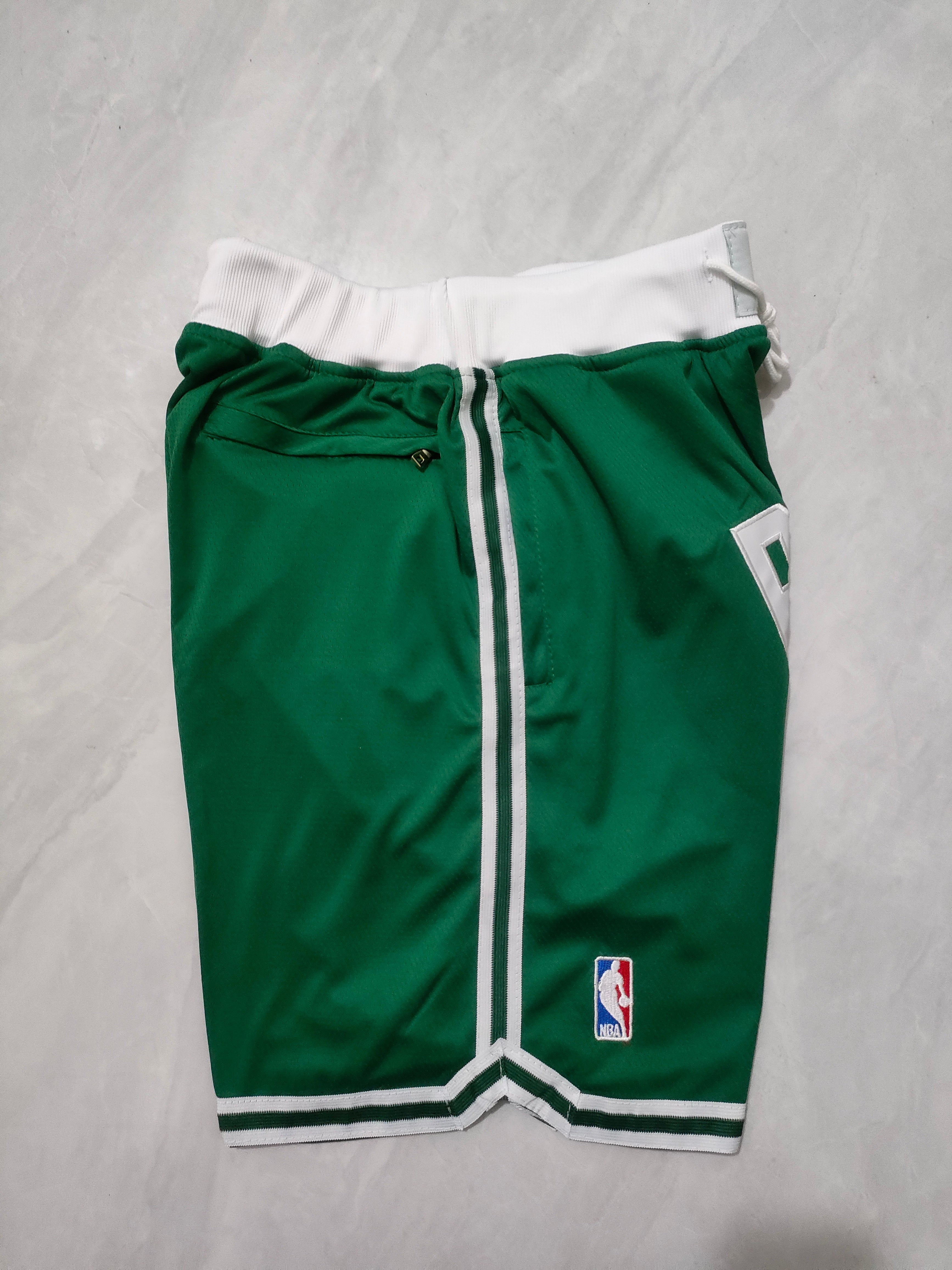 Boston Celtics Green Regular Pocket Shorts
