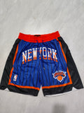 New York Knicks Blue City Edition Pocket Shorts