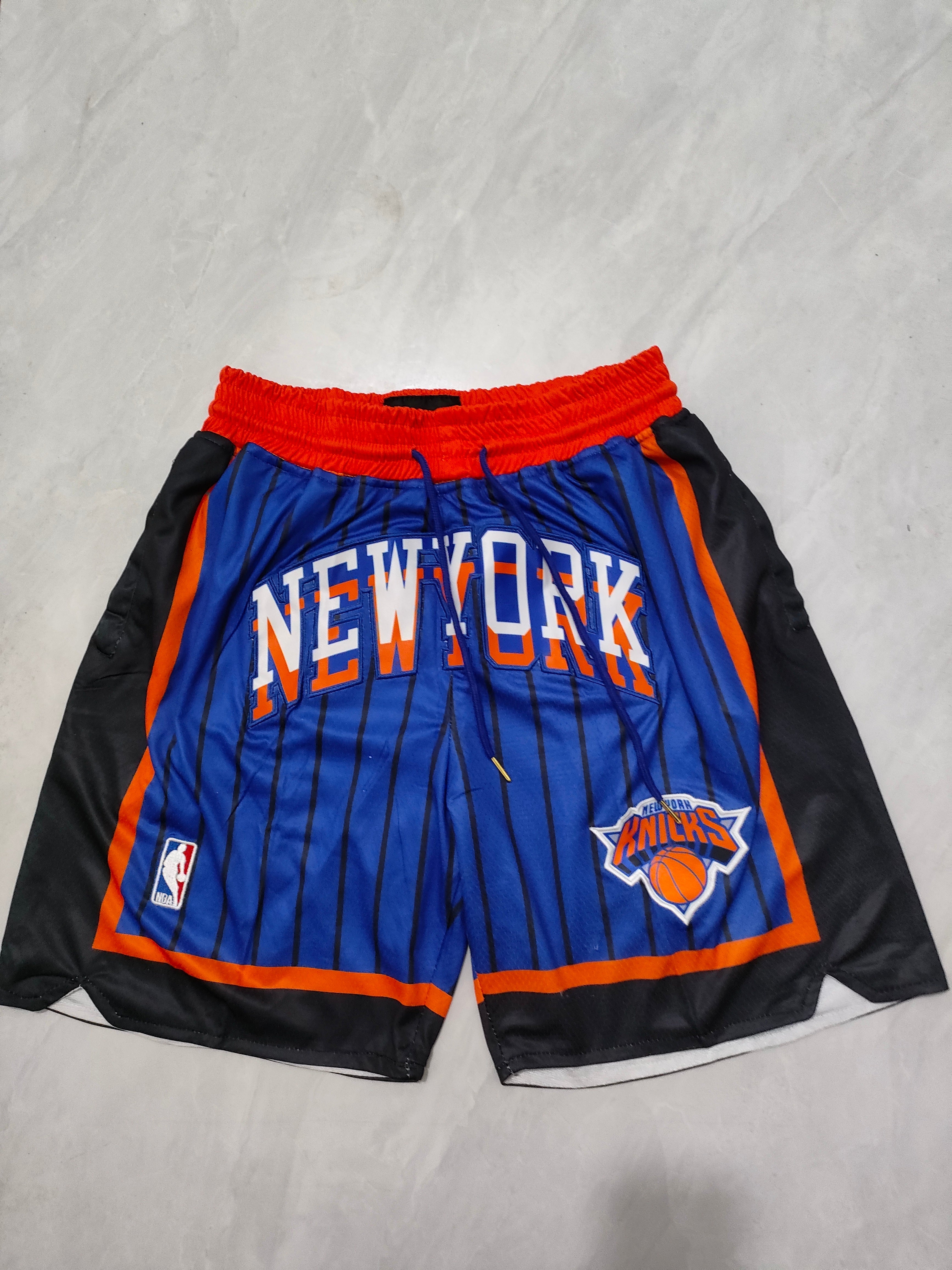 New York Knicks Blue City Edition Pocket Shorts