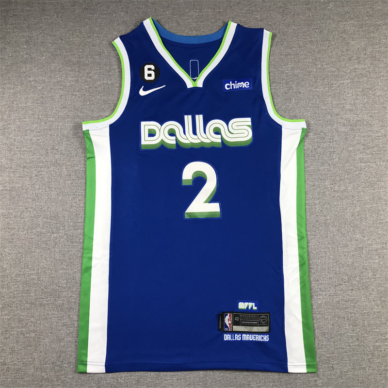 Dallas Mavericks Kyrie Irving #2 2023 City Edition Swingman Jersey — Embroidered