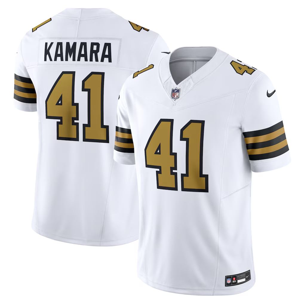 Alvin Kamar #41 New Orleans Saints White Vapor F.U.S.E. Limited Jersey