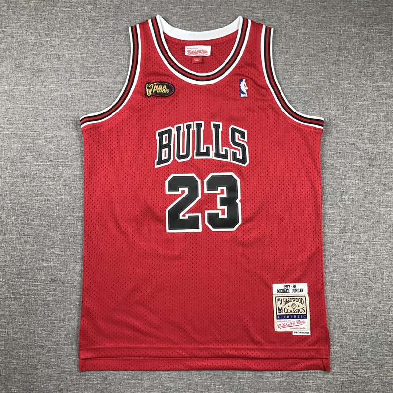Youth Michael Jordan Chicago Bulls #23 Embroidered Final Version Jersey