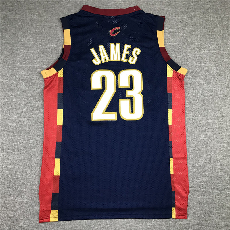 Cleveland Cavaliers LeBron James #23 Throwback - Embroidered Jersey