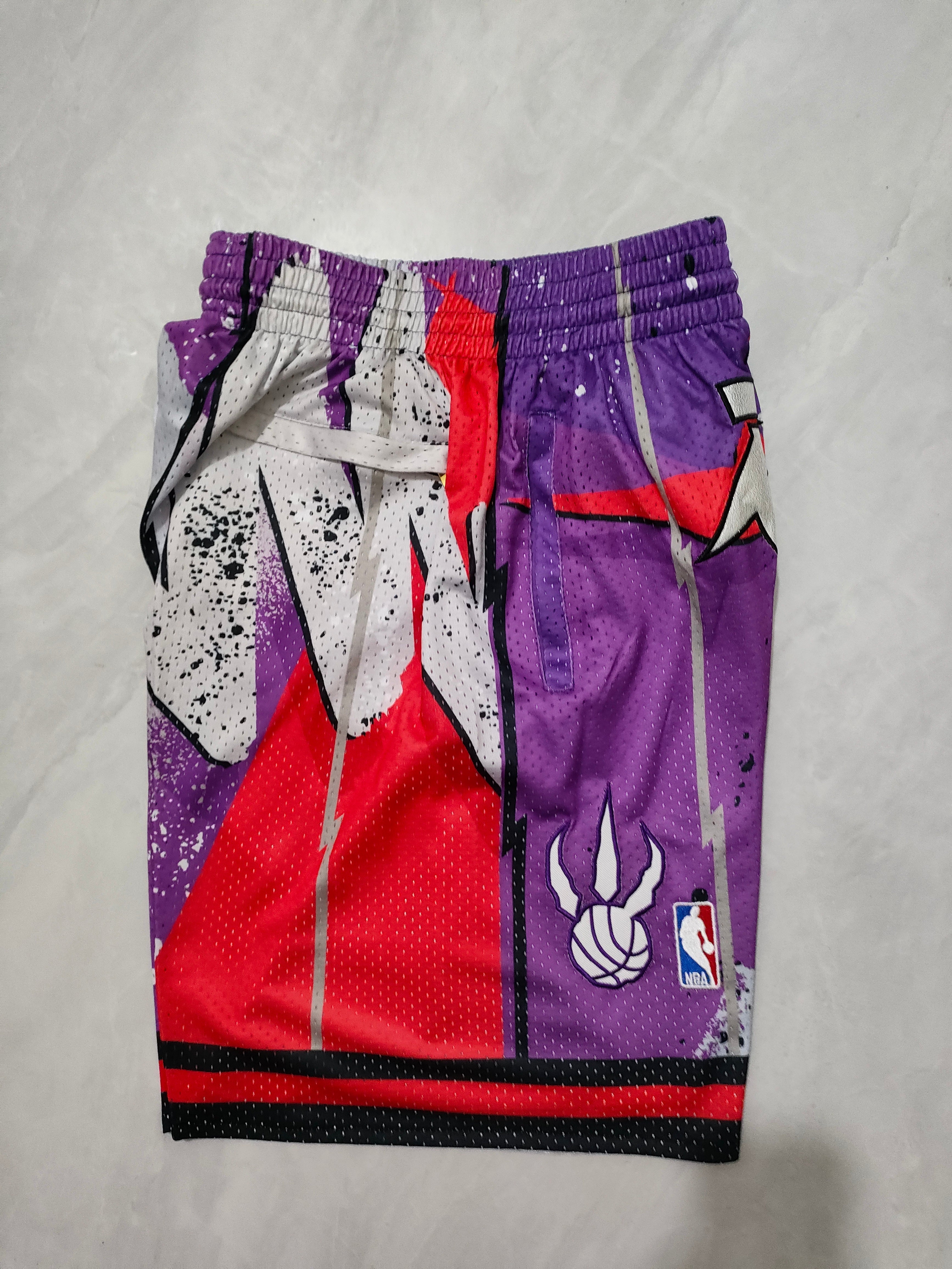 Toronto Raptors Purple Swingman Pocket Shorts